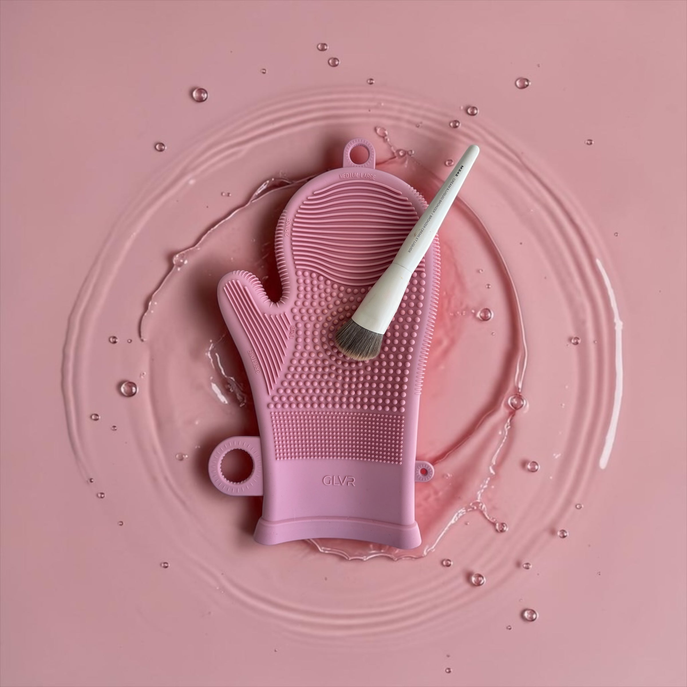 Silicone makeup brush cleaner - A Sweet Flush of Blush