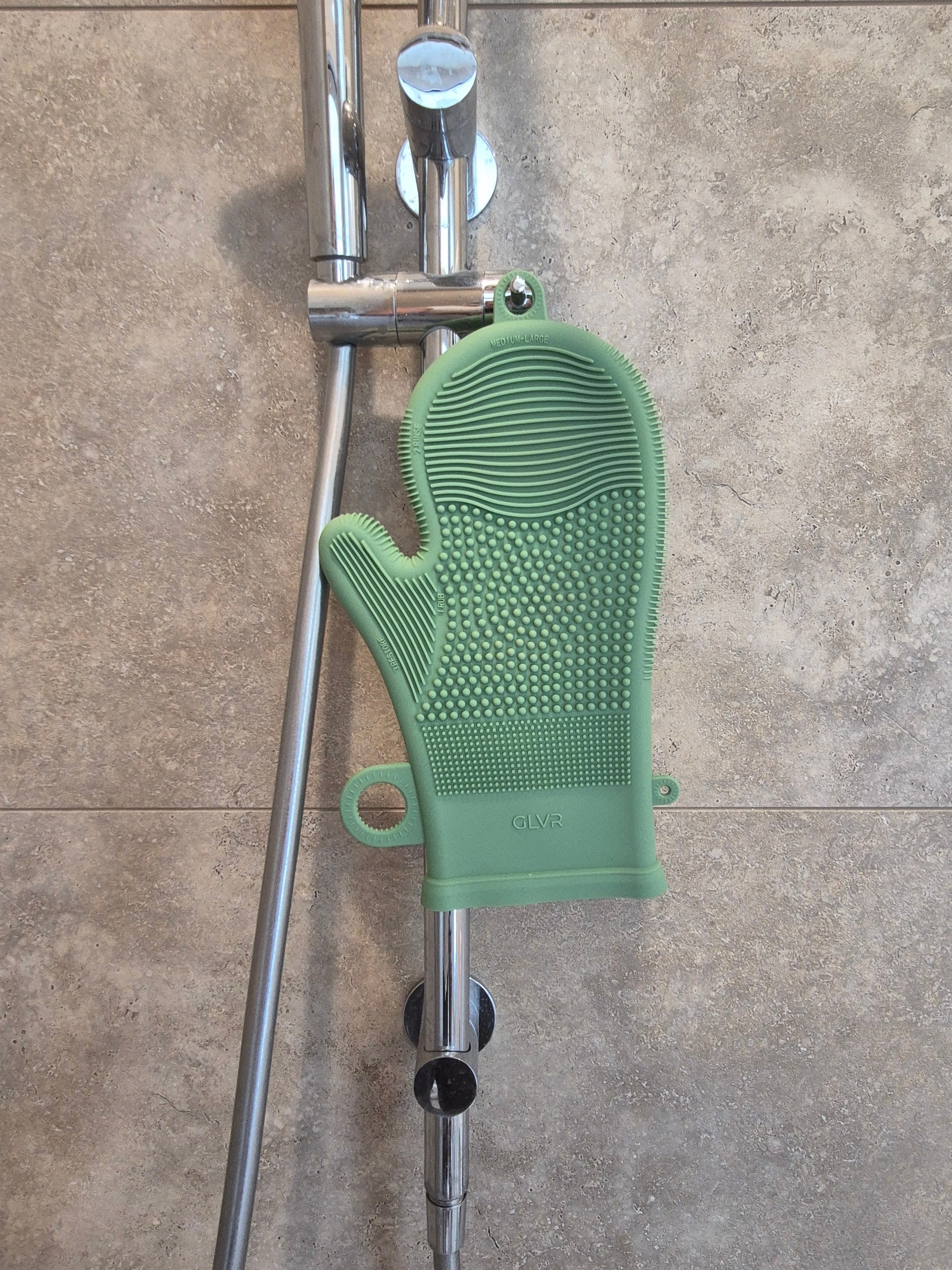 Silicone makeup brush cleaner - Ethereal Green