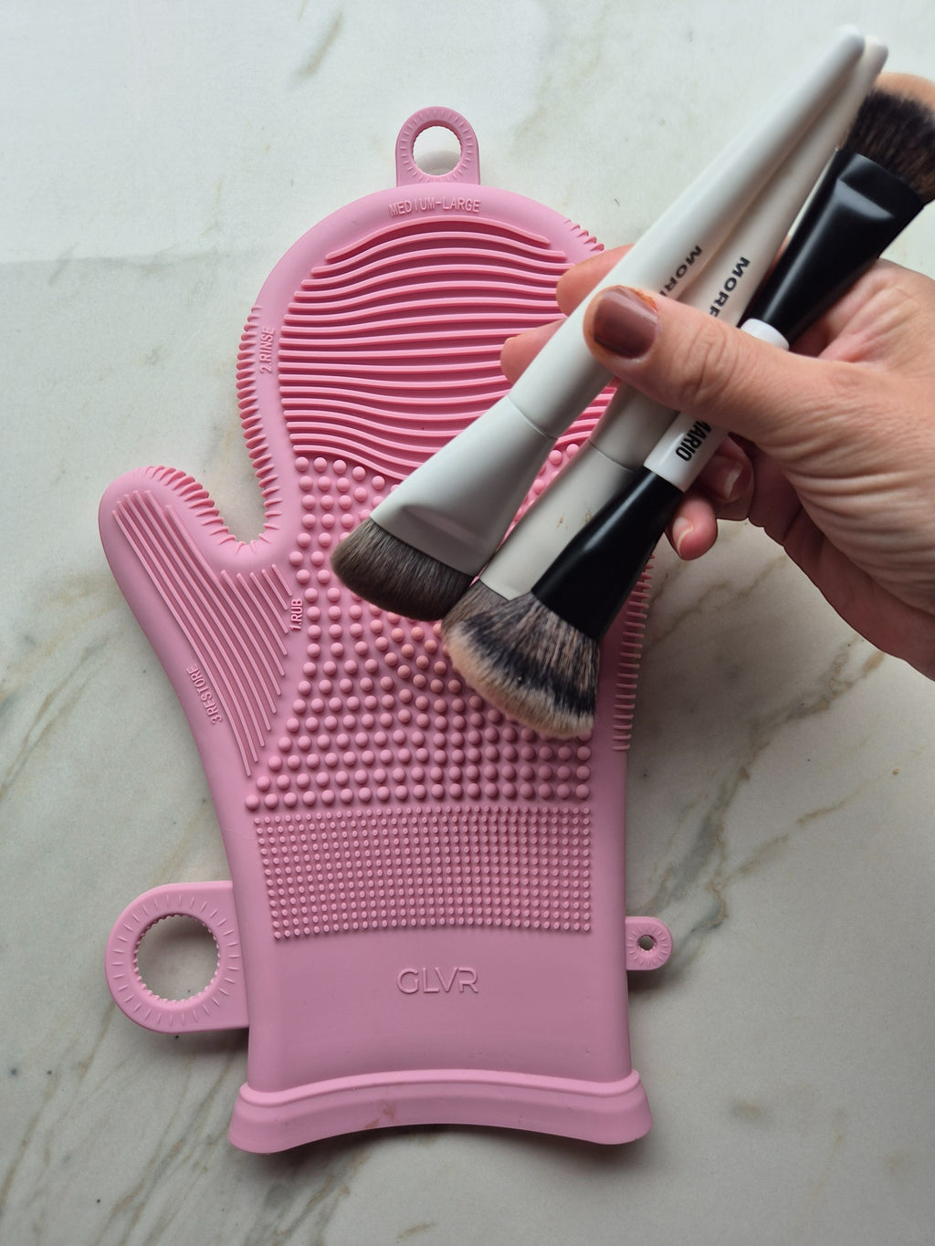 Silicone makeup brush cleaner - A Sweet Flush of Blush